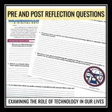 A Day Without Technology Creative Classroom Assignment with Reflection Questions