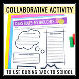 Back to School Rules Activity - Writing Class Rules with Students Assignment