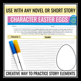 Easter Assignment for Any Novel or Short Story - Character Easter Egg Decorating