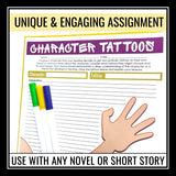 Character Analysis Assignment Any Novel or Short Story - Tattoo a Character