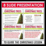 Christmas Reading Comprehension Christmas Trees Nonfiction Article & Assignment