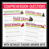 Christmas Reading Comprehension Bundle: 5 Nonfiction Articles & Assignments