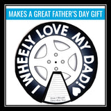 Father's Day Activity -  Interactive Wheel Craft Assignment for Father's Day