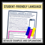 Figurative Language Introduction Booklet - Literary Devices Student Reference