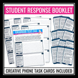 Grammar Bell-Ringers & Task Cards Activities - Editing Grammar in Text Messages