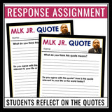 Martin Luther King Jr Day Posters - Classroom Bulletin Board MLK Quotes Display