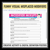 Misplaced Modifiers and Dangling Modifiers Grammar Digital Slides & Assignments