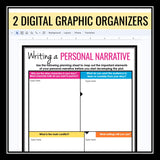 Personal Narrative Essay Writing - Digital Slides, Graphic Organizers, & Rubric