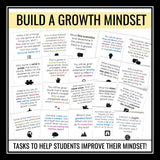 Growth Mindset Activities - Classroom Challenge Activity and Bulletin Board