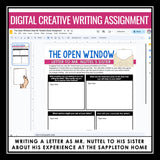 The Open Window by Saki - Digital Short Story Lesson, Assignments, & Activities