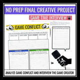 Short Story Novel Creative Assignment: Turn a Story into a Video Game Project