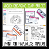 Escape Room Zombie Teacher Breakout Game Team Building - Digital Print