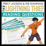 Percy Jackson and the Olympians The Lightning Thief Reading Questions