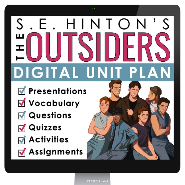 The Outsiders - Novel Study Guide - Grades 9 to 12 - eBook - Lesson Plan -  CCP Interactive